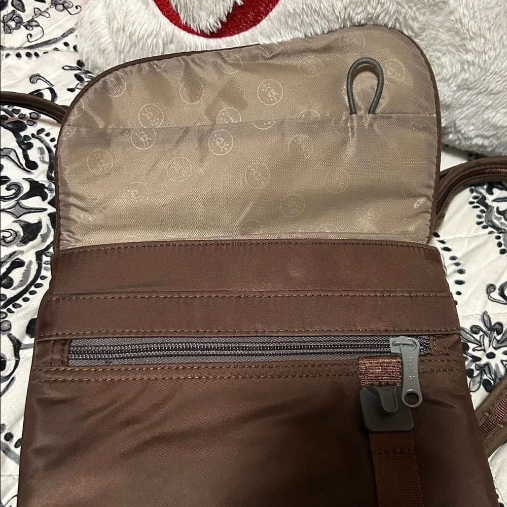 Pacsafe Dark Brown Messenger Bag